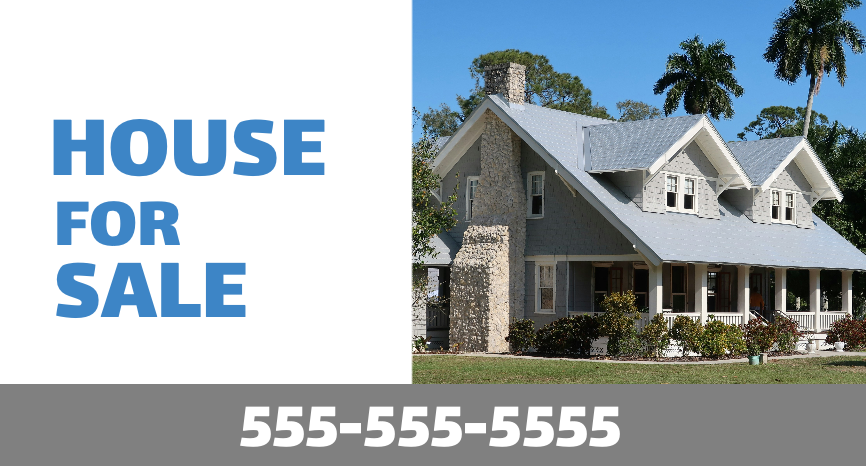 Sell faster with a custom Real Estate Banner! Showcase properties with eye-catching designs that attract buyers. Boost visibility—order your banner today!