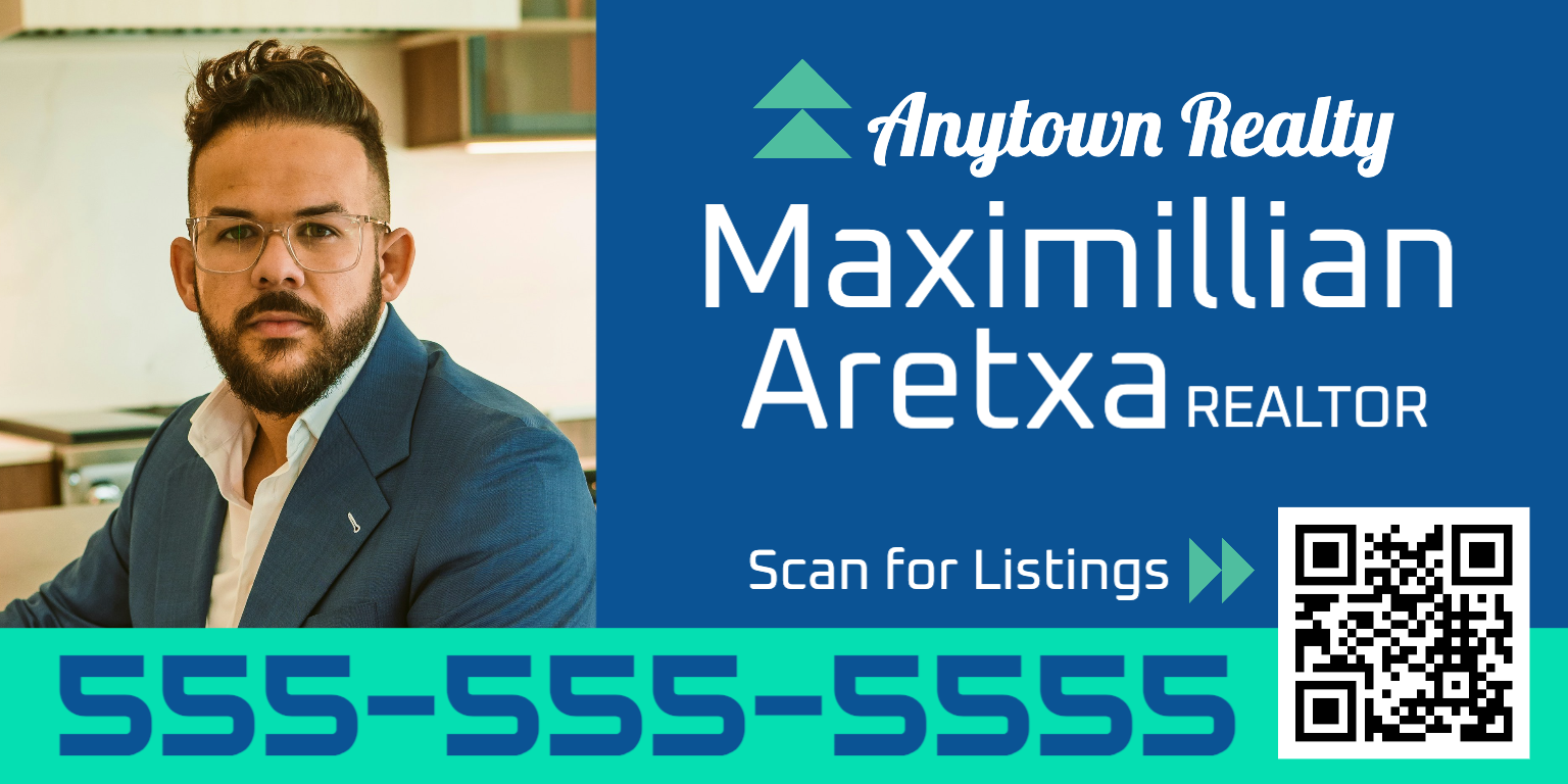 Realtor with QR Code