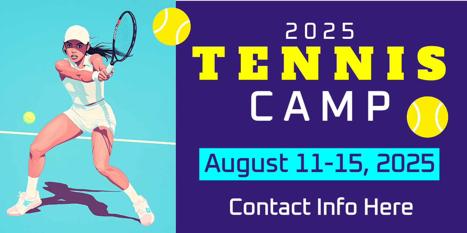 Tennis Camp or League  or Tournament Banner