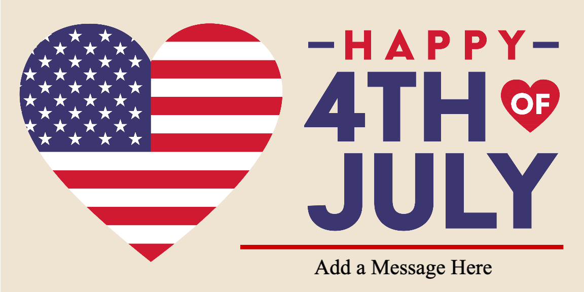4th of July Heart