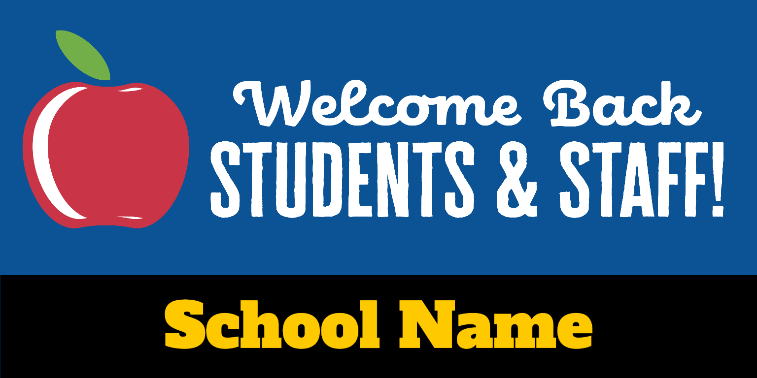 Welcome Back Students and Staff WHITEood place for a description