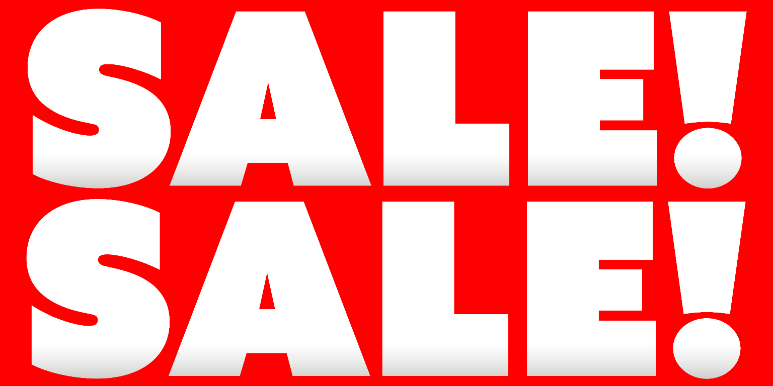 Sale! Sale!